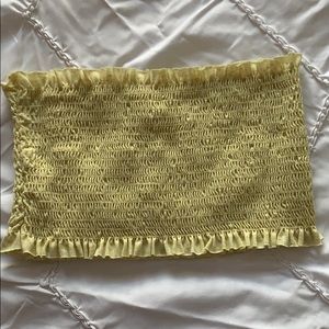 yellow tube top